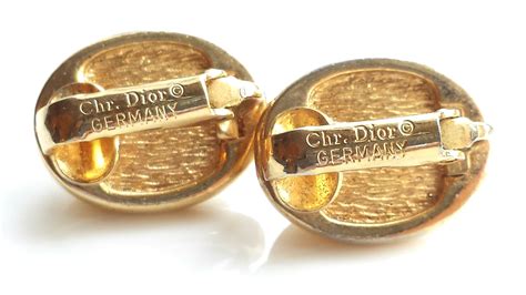 christian dior earrings clip on.